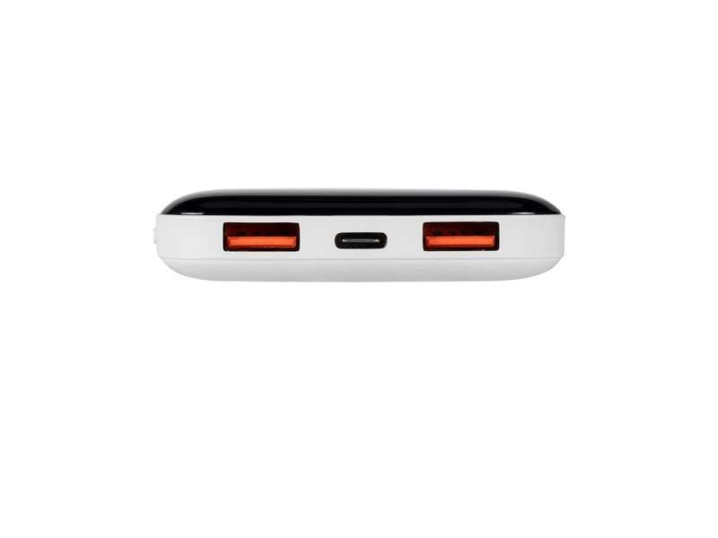 RIVACASE VA2540 (10 000mAh), QC/PD 20W внешний аккумулятор с дисплеем, белый 12/48 №10