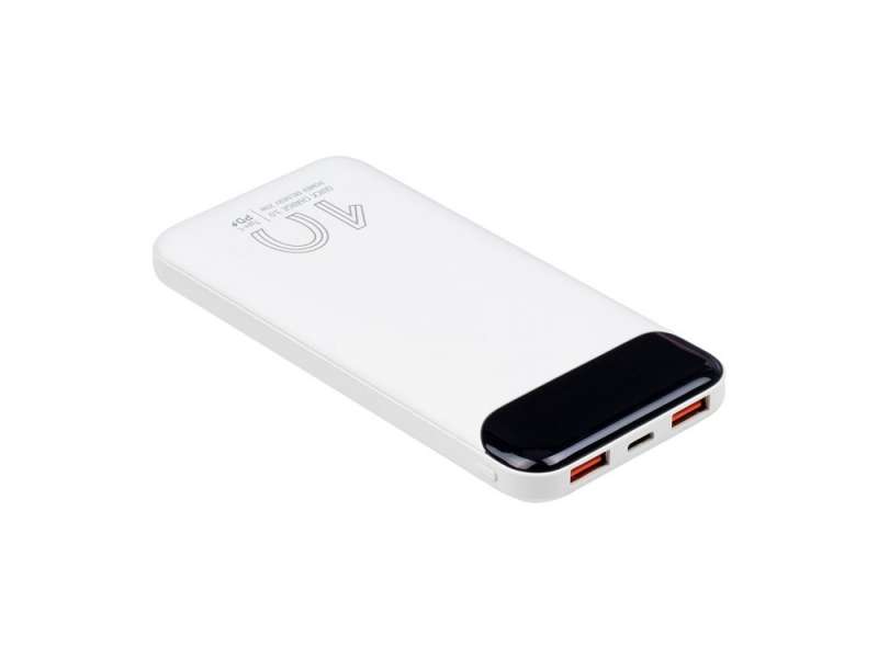 RIVACASE VA2540 (10 000mAh), QC/PD 20W внешний аккумулятор с дисплеем, белый 12/48 №7