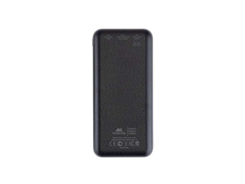 RIVACASE VA2582 (20 000mAh), QC/PD 22.5W внешний аккумулятор с дисплеем, черный /24 №13