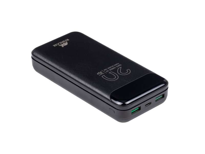RIVACASE VA2582 (20 000mAh), QC/PD 22.5W внешний аккумулятор с дисплеем, черный /24 №7