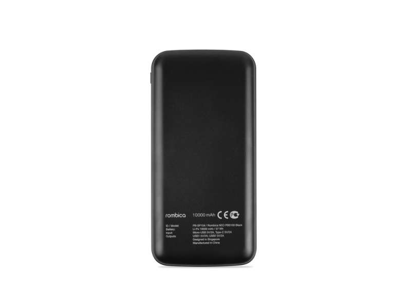Внешний аккумулятор Rombica NEO PBS100 Black №9