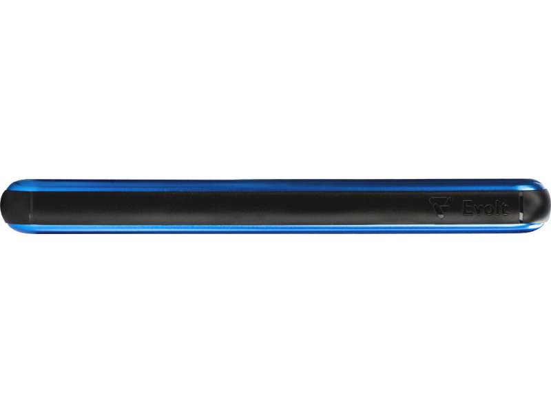 Внешний аккумулятор Forge, Evolt, металл, 10000mah, синий №9