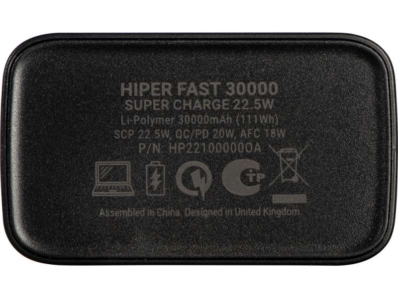 Портативный внешний аккумулятор FAST 30000 Black №7