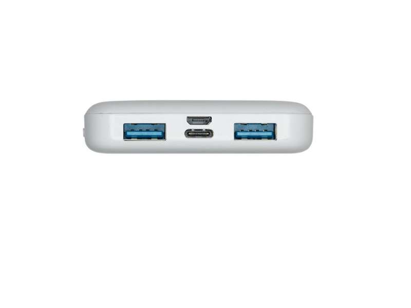RIVACASE VA2532 (10000 мАч) QC/PD 20W внешний аккумулятор с дисплеем, белый 12/48 №14