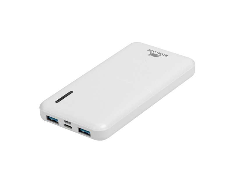 RIVACASE VA2532 (10000 мАч) QC/PD 20W внешний аккумулятор с дисплеем, белый 12/48 №13
