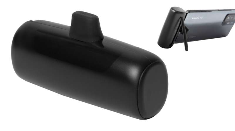 Внешний аккумулятор с разъёмом Type-C Inject, 4000 mAh, черный Внешний аккумулятор с разъёмом Type-C Inject, 4000 mAh, черный
