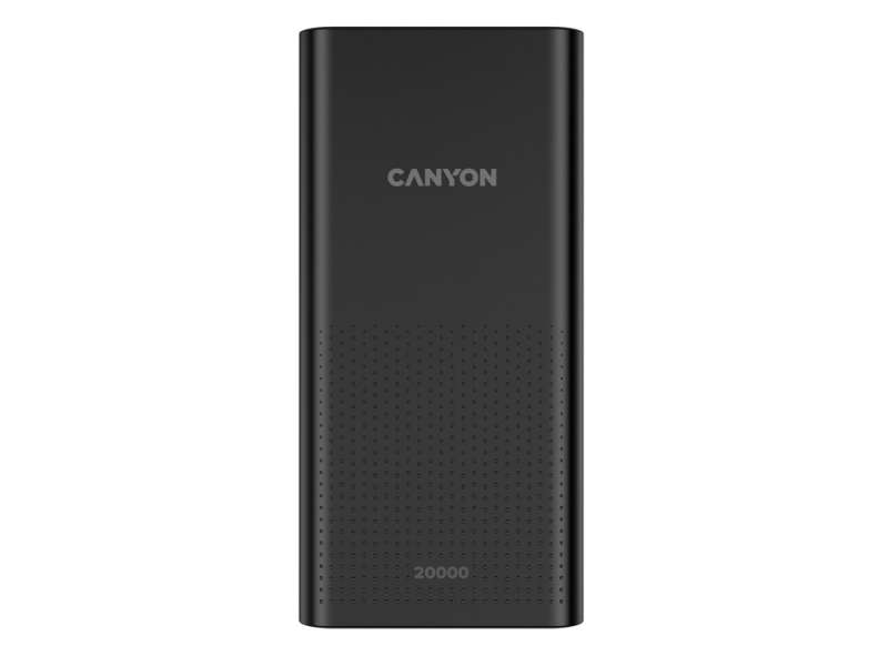 Портативный аккумулятор Canyon PB-2001 (CNE-CPB2001B), черный Портативный аккумулятор Canyon PB-2001 (CNE-CPB2001B), черный
