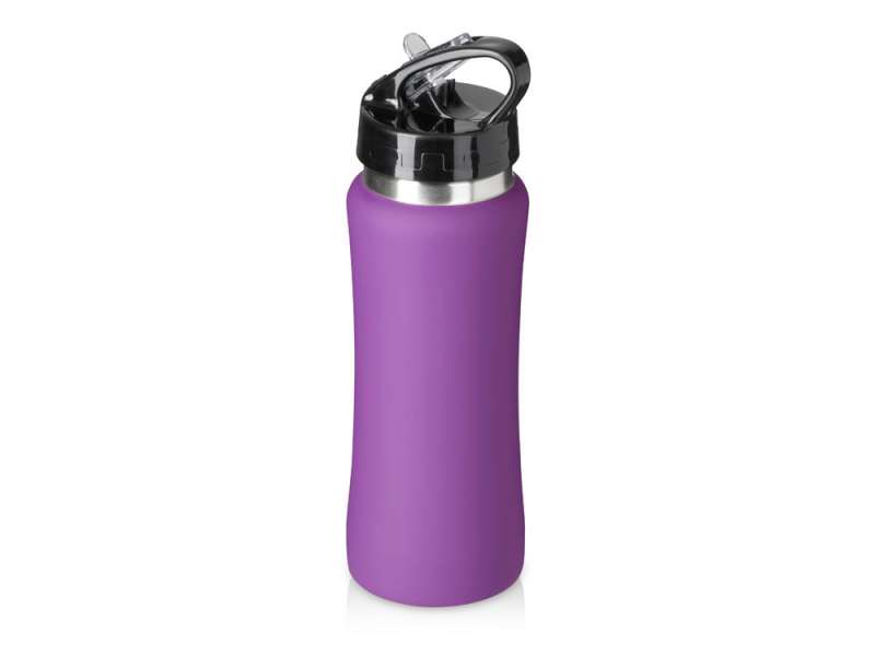 Бутылка для воды Bottle C1, сталь, soft touch, 600 мл, фиолетовый Бутылка для воды Bottle C1, сталь, soft touch, 600 мл, фиолетовый