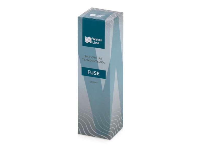 Вакуумная герметичная термобутылка Fuse с 360 крышкой, черный, 500 мл №7