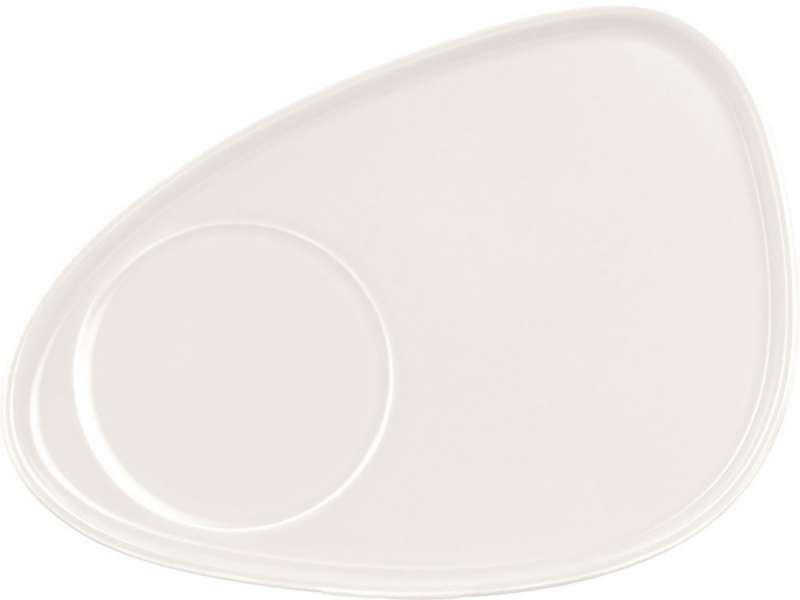 Чайная пара Brighton : блюдце овальное, чашка, коробка, белый №3