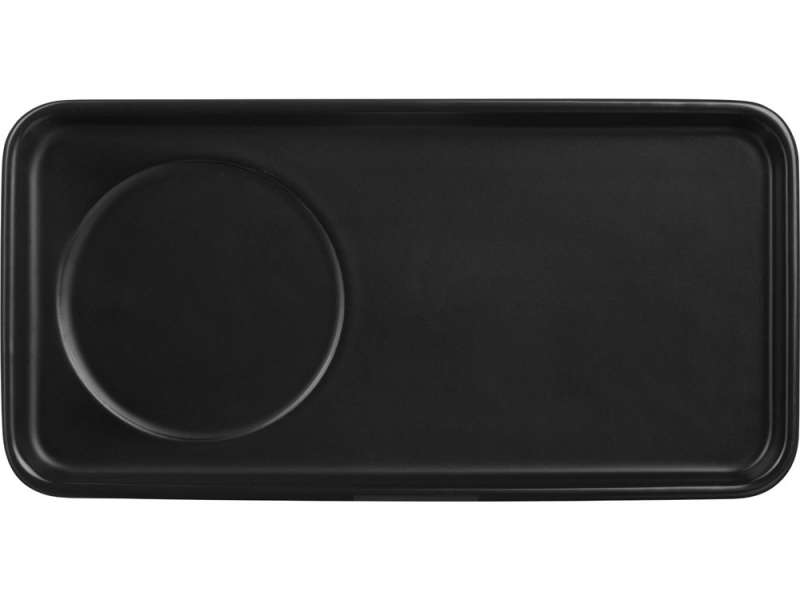 Чайная пара Bristol: блюдце прямоугольное, чашка, коробка, черный №2