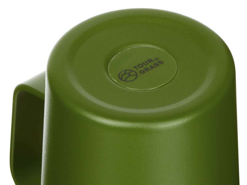 Стальная кружка с двойными стенками и порошковым покрытием Tibet, хаки №3