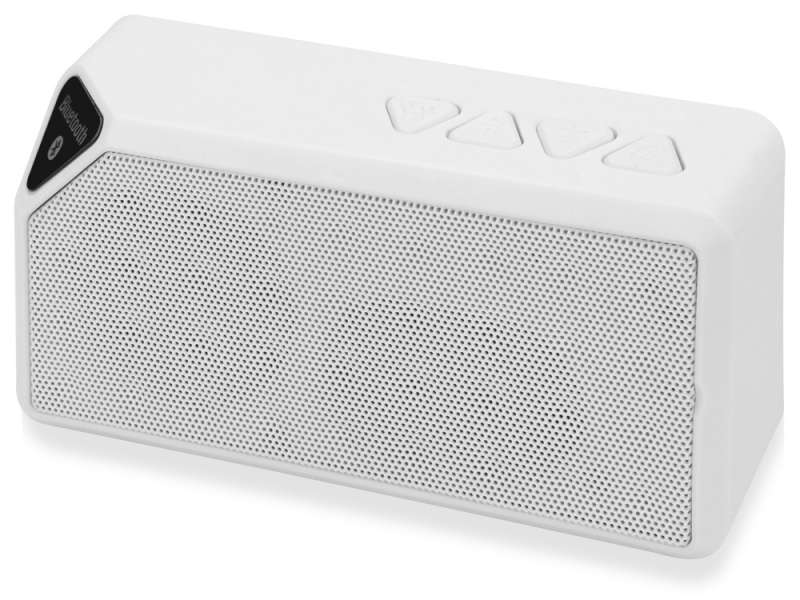 Портативная колонка Bermuda с функцией Bluetooth, белый Портативная колонка Bermuda с функцией Bluetooth, белый