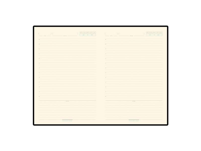 Ежедневник А5 недатированный Chelsea, синий (серебристый кант и срез) №2