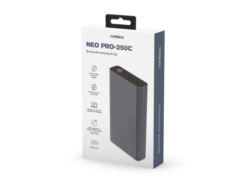 Внешний аккумулятор Rombica NEO PRO-250C Gray №4