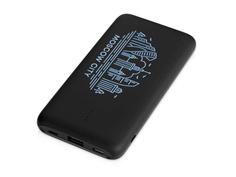 Внешний беспроводной аккумулятор с подсветкой лого Reserve X. 8000 mAh, черный Внешний беспроводной аккумулятор с подсветкой лого Reserve X. 8000 mAh, черный