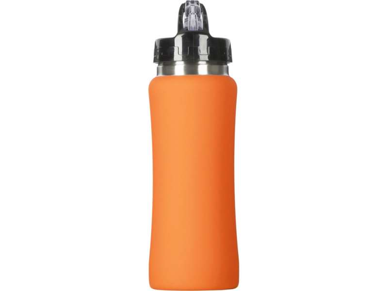 Бутылка для воды Bottle C1, сталь, soft touch, 600 мл, оранжевый №3