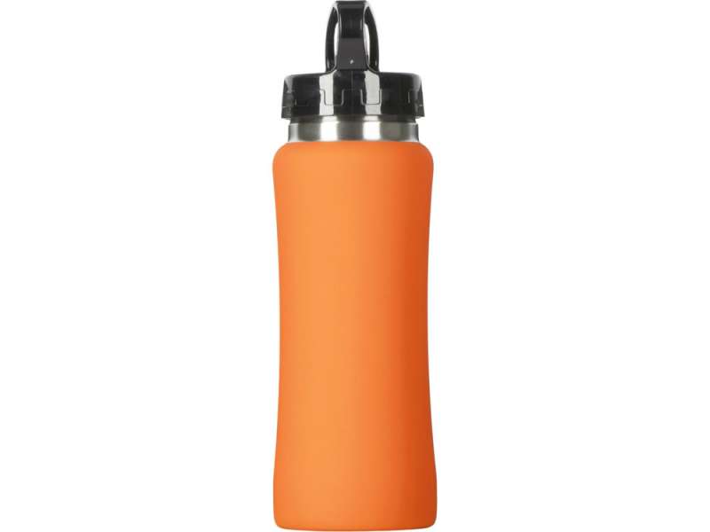 Бутылка для воды Bottle C1, сталь, soft touch, 600 мл, оранжевый №5