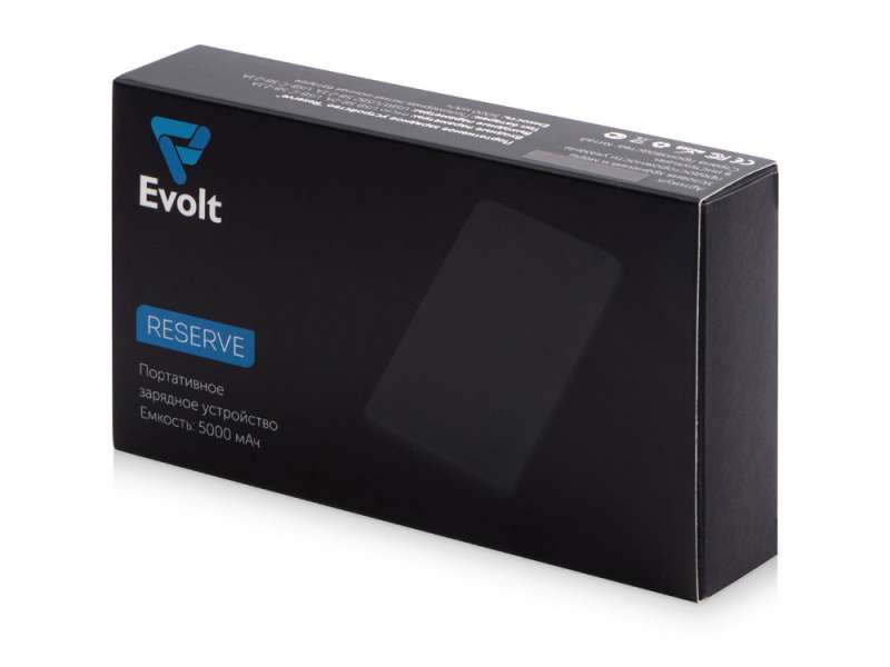 Портативное зарядное устройство Reserve с USB Type-C, 5000 mAh, черный №4