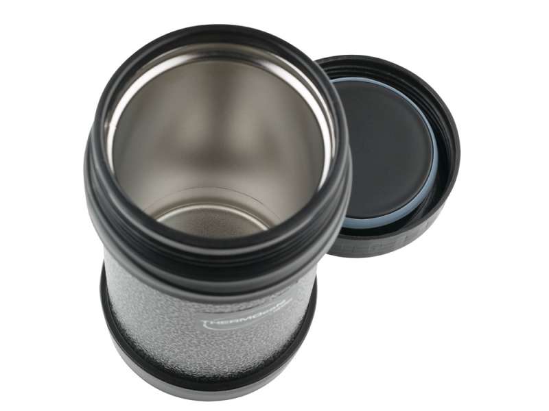 Термос из нерж. стали для еды тм ThermoCafe HAMJNL-500FJ Hammertone Coating, 0.5L, серый №2