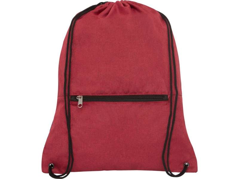 Складной рюкзак со шнурком Hoss, heather dark red №3