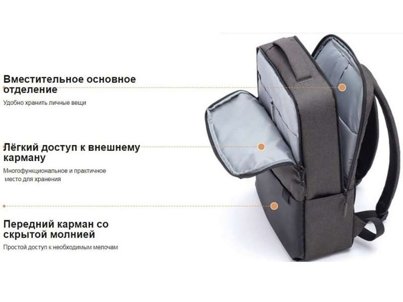 Рюкзак Xiaomi Commuter Backpack Light Blue XDLGX-04 (BHR4905GL) №5