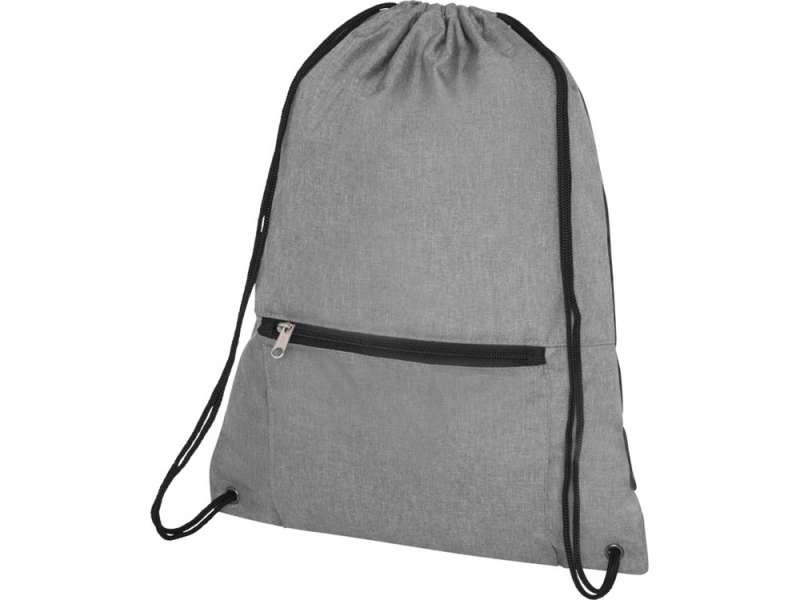 Складной рюкзак со шнурком Coss, heather medium grey №2