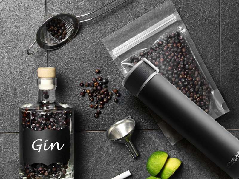 Термос SKINNY MINI, черный №15