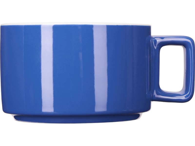 Набор чашка с бамбуковым блюдцем Sheffield, синий №2