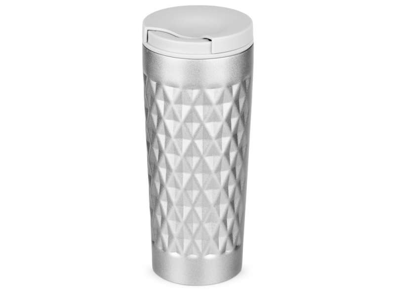 Герметичная вакуумная термокружка Matrix,450 мл, серебристый Герметичная вакуумная термокружка Matrix,450 мл, серебристый