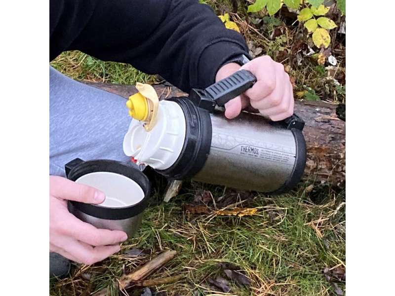 Термос из нерж. стали тм THERMOS FDH Stainless Steel Vacuum Flask 2.0L, стальной №7