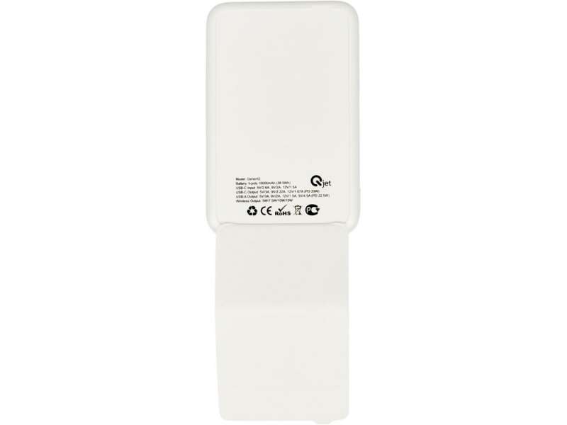 Внешний беспроводной аккумулятор GenerIQ, 10000 мАч, белый №4