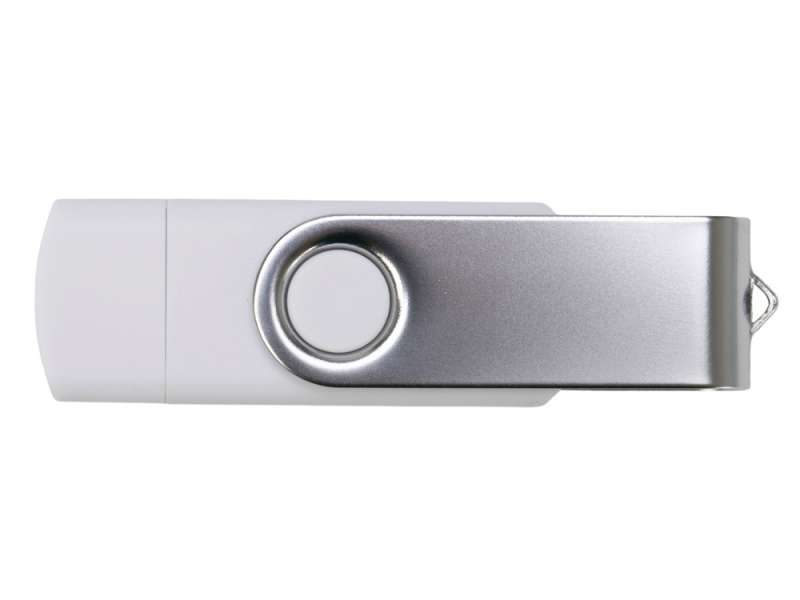 USB3.0/USB Type-C флешка на 32 Гб Квебек C, белый №4