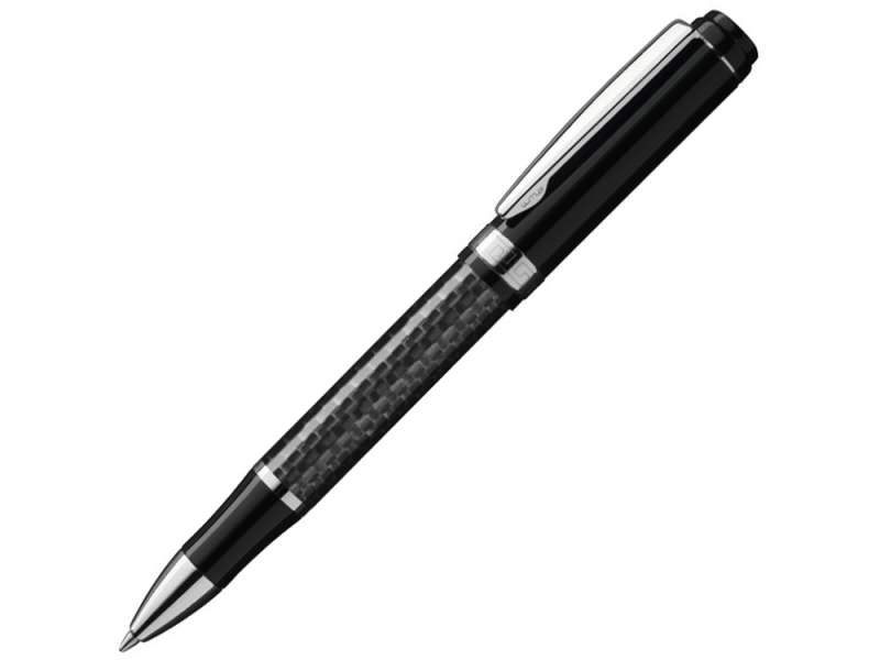 Металлическая шариковая ручка из карбонового волокна Carbon, черный Металлическая шариковая ручка из карбонового волокна Carbon, черный