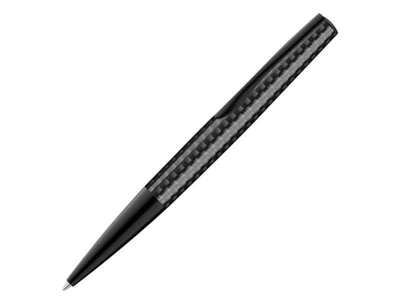 Ручка шариковая металлическая Elegance из карбонового волокна, черный Ручка шариковая металлическая Elegance из карбонового волокна, черный
