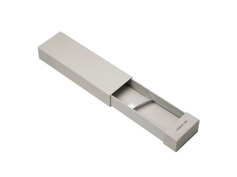 Ручка шариковая Cerruti 1881 Escape, серебристый/черный (Р) №3