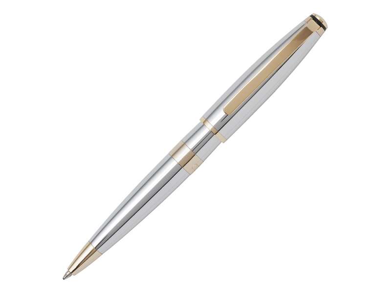 Шариковая авторучка Bicolore Chrome, серебристый/золотистый (Р) Шариковая авторучка Bicolore Chrome, серебристый/золотистый (Р)