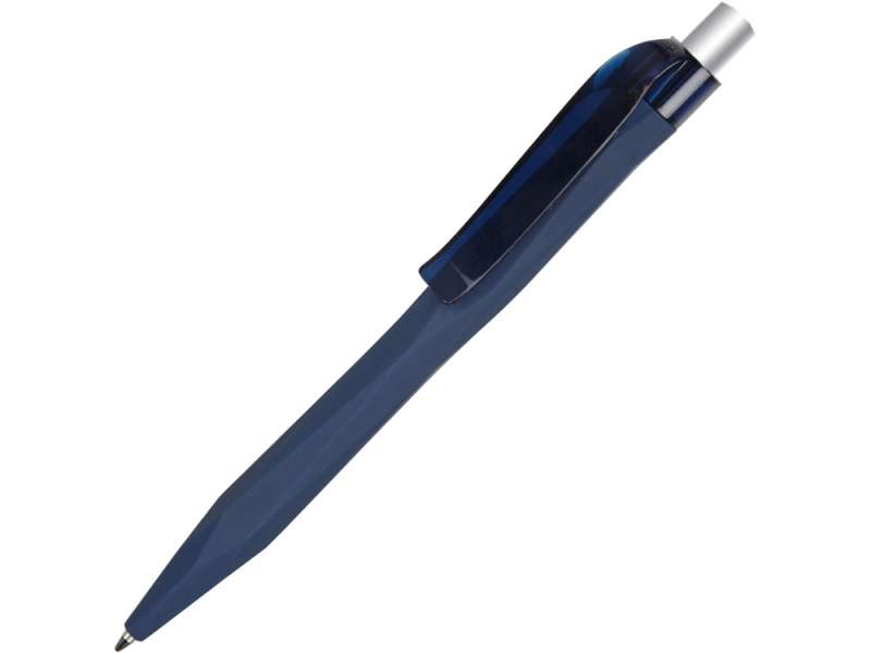 Ручка шариковая QS 20 PRT Z софт-тач, синий/серебристый Ручка шариковая QS 20 PRT Z софт-тач, синий/серебристый