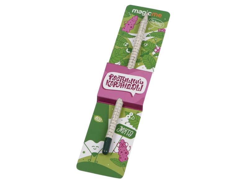 Растущий карандаш с семенами мяты №3