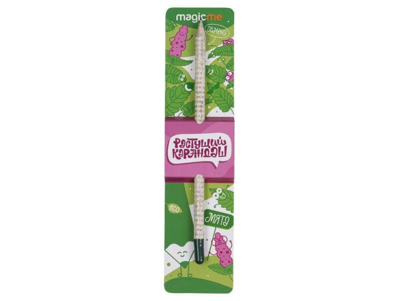 Растущий карандаш с семенами мяты №4
