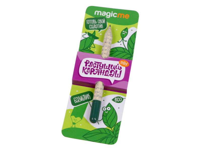 Растущий карандаш mini Magicme (1шт) - Базилик №3