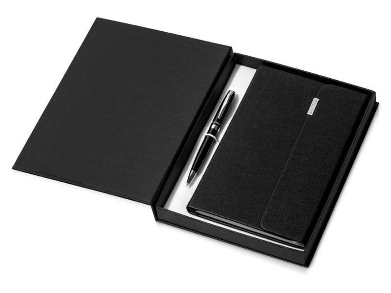 Подарочный набор Tactical Dark: блокнот А5, ручка шариковая (P) Подарочный набор Tactical Dark: блокнот А5, ручка шариковая (P)