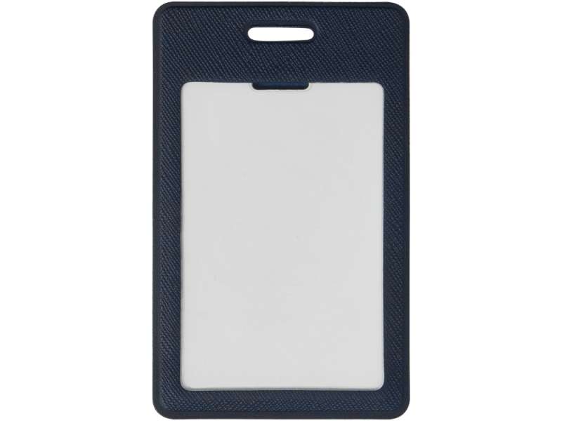 Вертикальный карман из экокожи для карты Favor, темно-синий №3