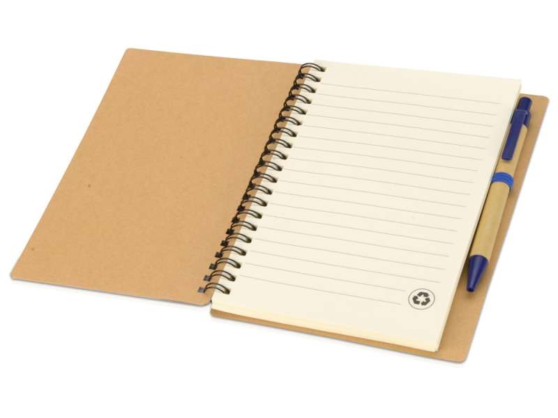 Блокнот Priestly с ручкой, синий №2