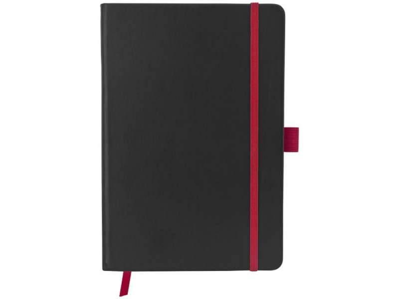 Блокнот Color edge A5, черный/красный №3
