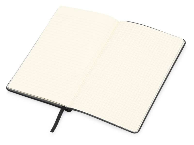 Блокнот Notepeno 130x205 мм с тонированными линованными страницами, черный №10