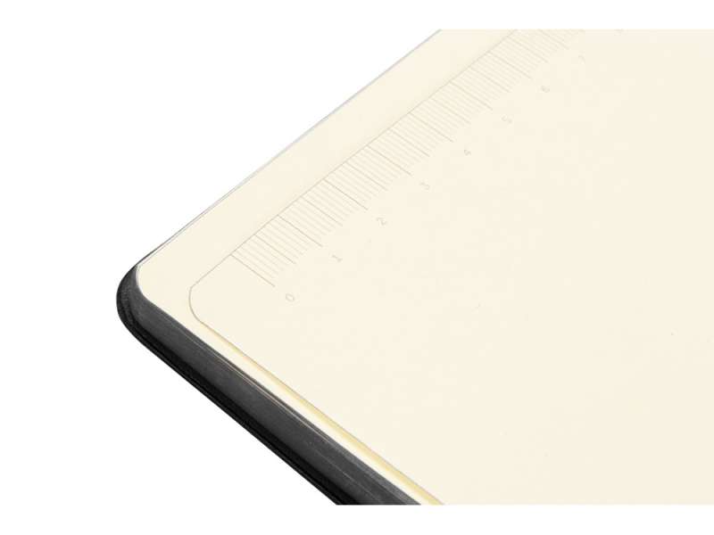 Блокнот Notepeno 130x205 мм с тонированными линованными страницами, черный №7