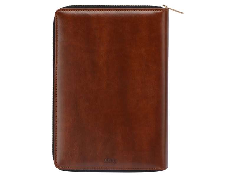 Бизнес-блокнот на молнии А5 Fabrizio, 80 листов,  коричневый №4