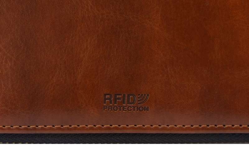 Бизнес-блокнот на молнии А5 Fabrizio, 80 листов,  коричневый №3