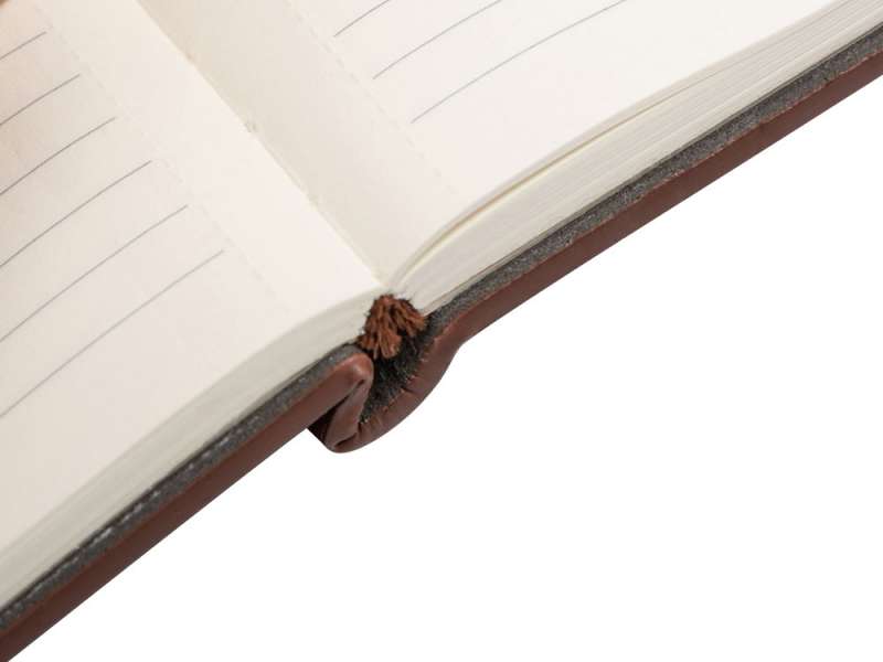 Бизнес блокнот А5 Monoi с клапаном, твердая обложка, 128 листов, коричневый №6